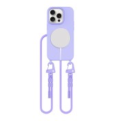 Кейс с ремък и MagSafe за iPhone 14 Pro от Tech-Protect Magnecklace - Lavender