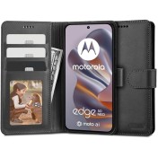 Кожен тефтер за Motorola Edge 50 Neo от Tech-Protect Wallet - Черен