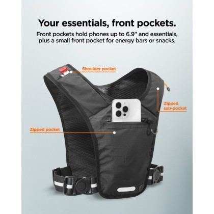 SPIGEN A720 DYNAMIC SHIELD RUNNING VEST (L-XL) BLACK