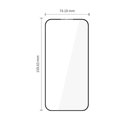 SZKŁO HARTOWANE TECH-PROTECT GLASS FIT+ 2-PACK ONEPLUS NORD 6 BLACK