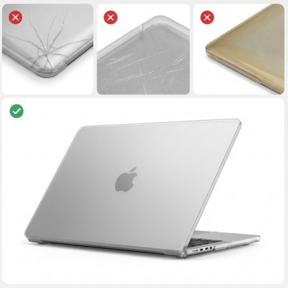 TECH-PROTECT SOFTSHELL MACBOOK AIR 15 M2-M5 2023-2026 MATTE BLACK