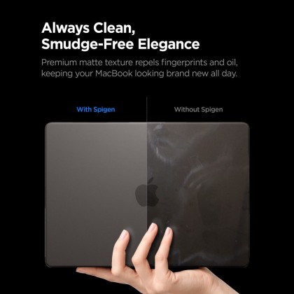 SPIGEN AIRSKIN MACBOOK PRO 16 M1-M5 / M5 PRO / M5 PRO MAX 2021-2026 FROST BLACK