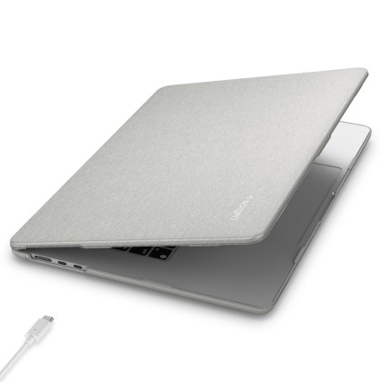 SPIGEN URBAN FIT MACBOOK AIR 13 M2-M5 2023-2026 HEATHER GREY