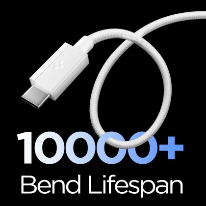 SPIGEN EB6015AC ESSENTIAL TYPE-C CABLE 60W 150CM WHITE