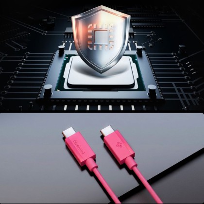 SPIGEN EB6010CC ESSENTIAL TYPE-C CABLE 60W 100CM PINK