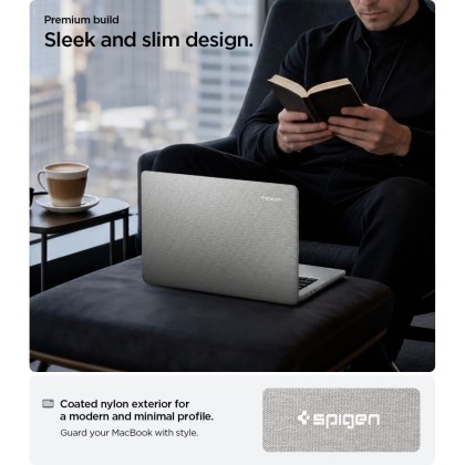 SPIGEN URBAN FIT MACBOOK PRO 14 M1-M5 / M5 PRO / M5 PRO MAX 2021-2026 HEATHER GREY