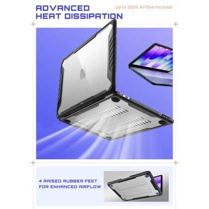 SUPCASE UNICORN BEETLE PRO MACBOOK NEO 13 2026 BLACK/CLEAR