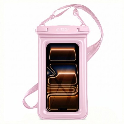 TECH-PROTECT UWC7 UNIVERSAL WATERPROOF FLOATING CASE 6.9 INCH PINK