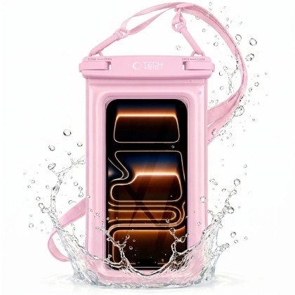 TECH-PROTECT UWC7 UNIVERSAL WATERPROOF FLOATING CASE 6.9 INCH PINK