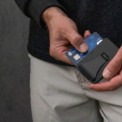 TECH-PROTECT THORN RFID CARD WALLET BLACK