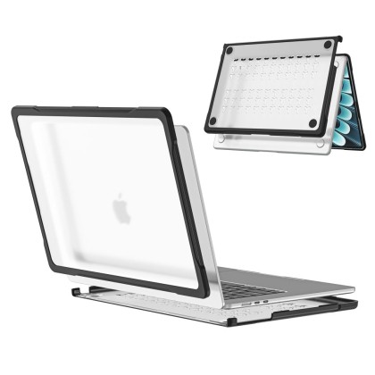 TECH-PROTECT VELAR MACBOOK AIR 15 M2-M5 2023-2026 BLACK/MATTE CLEAR