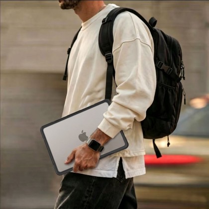 TECH-PROTECT VELAR MACBOOK PRO 14 M1-M5 PRO / M5 PRO MAX 2021-2026 BLACK/MATTE CLEAR
