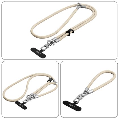 TECH-PROTECT C10S ROPE CROSSBODY & WRIST DESERT BEIGE/TITANIUM
