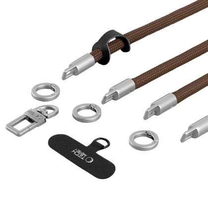 TECH-PROTECT C10S ROPE CROSSBODY & WRIST WALNUT BROWN/TITANIUM