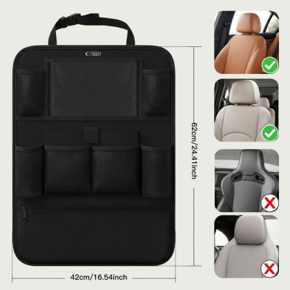 TECH-PROTECT UCA200 BACKSEAT CAR ORGANIZER BLACK