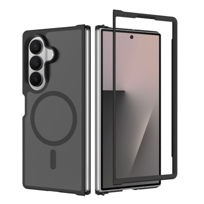 Твърд кейс с MagSafe пръстен за Samsung Galaxy Z Fold 7 / 8 Ultra  от Tech-Protect MagMat - Matte Black