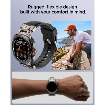 SPIGEN DURAPRO ARMOR BAND SAMSUNG GALAXY WATCH ULTRA 1 / 2 2024-2026 (47 MM) BLACK