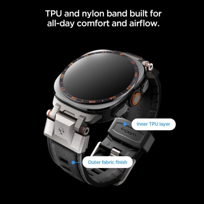 SPIGEN DURAPRO ARMOR BAND SAMSUNG GALAXY WATCH ULTRA 1 / 2 2024-2026 (47 MM) BLACK