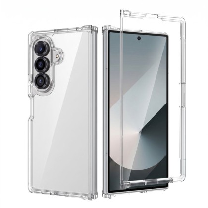 Хибриден кейс за Samsung Galaxy Z Fold 8 Ultra от Tech-Protect Flexair Hybrid - Clear
