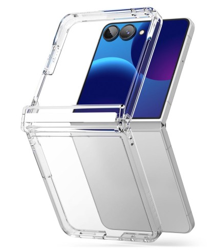 Удароустойчив твърд кейс за Samsung Galaxy Z Flip 8 от Ringke Fusion - Clear
