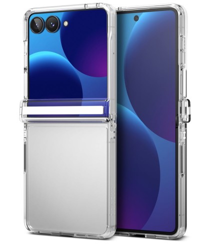 Удароустойчив твърд кейс за Samsung Galaxy Z Flip 8 от Ringke Fusion - Clear