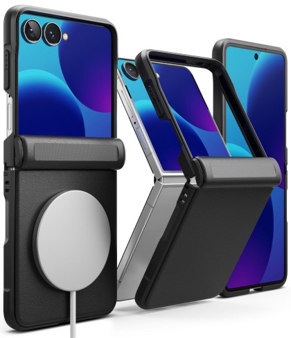 RINGKE ONYX FLAP MAGNETIC MAGSAFE GALAXY Z FLIP 8 BLACK