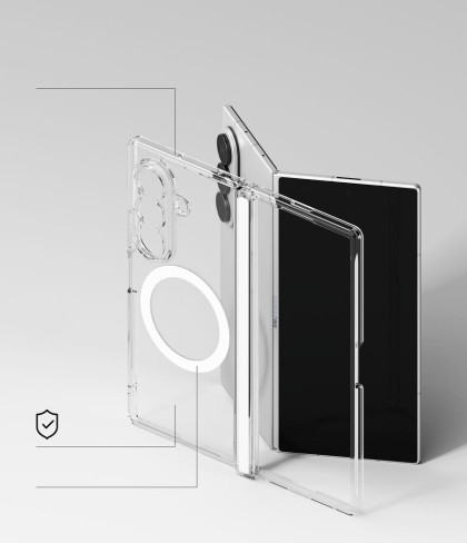 RINGKE FUSION FLAP MAGNETIC MAGSAFE GALAXY Z FOLD 8 ULTRA CLEAR