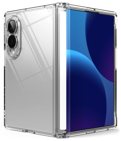 Удароустойчив твърд кейс за Samsung Galaxy Z Fold 8 от Ringke Fusion - Clear