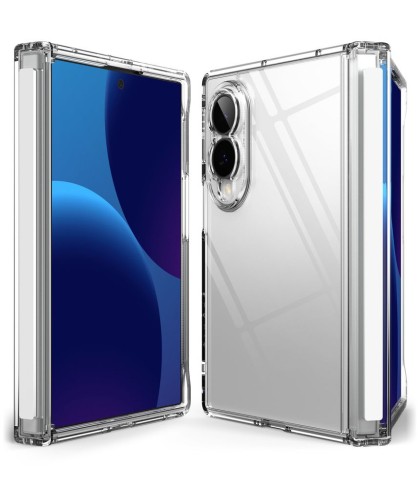 Удароустойчив твърд кейс за Samsung Galaxy Z Fold 8 от Ringke Fusion - Clear