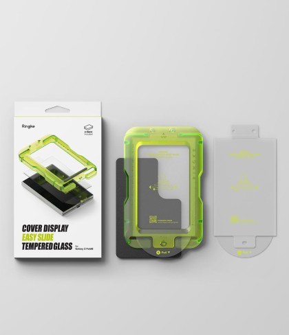 SZKŁO HARTOWANE RINGKE COVER DISPLAY EASY SLIDE 2-PACK GALAXY Z FOLD 8 CLEAR