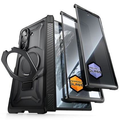 Удароустойчив кейс с MagSafe за Samsung Galaxy Z Fold 8 Ultra  от Supcase UB Grip Mag 2-SET - Black