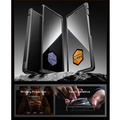 Удароустойчив кейс с MagSafe за Samsung Galaxy Z Fold 8 Ultra  от Supcase UB Grip Mag 2-SET - Black