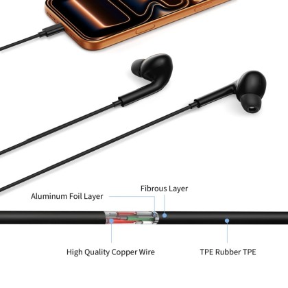 TECH-PROTECT ULTRABOOST TYPE-C EARPHONE CORE G3 BLACK