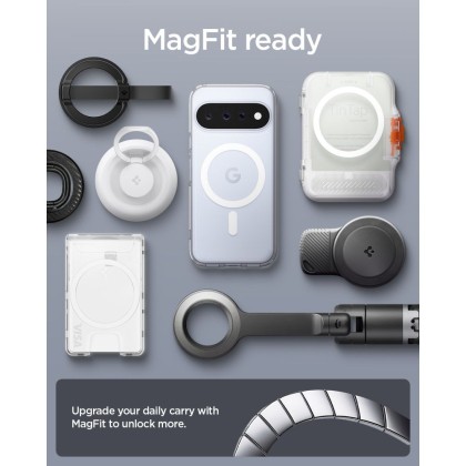 SPIGEN ULTRA HYBRID MAG MAGSAFE GOOGLE PIXEL 11 CLEAR/WHITE