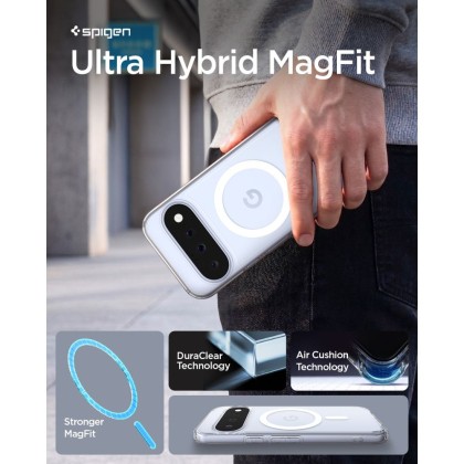 SPIGEN ULTRA HYBRID MAG MAGSAFE GOOGLE PIXEL 11 CLEAR/WHITE