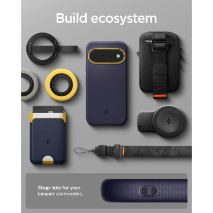 Удароустойчив кейс с MagSafe за Google Pixel 11 от Spigen Nano Pop - Blueberry Navy