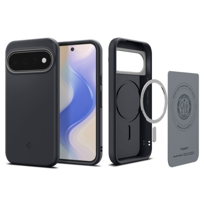 Удароустойчив кейс с MagSafe за Google Pixel 11 от Spigen Nano Pop - Black Sesame