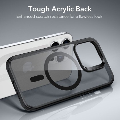 Удароустойчив кейс с MagSafe за iPhone 14 Pro от ESR CH Halolock - Frosted Black