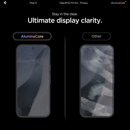 SZKŁO PRYWATYZUJĄCE SPIGEN GLAS.TR EZ FIT PRO AC 2-PACK GOOGLE PIXEL 10 / 11 PRIVACY