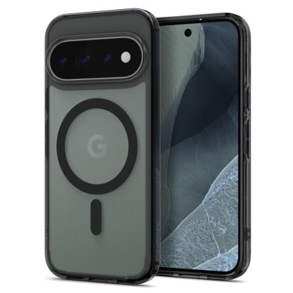 Удароустойчив кейс с MagSafe пръстен за Google Pixel 11 Pro от Spigen Ultra Hybrid Mag - Frost Black