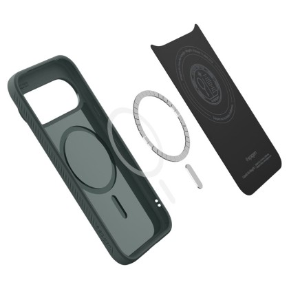Удароустойчив кейс с MagSafe за Google Pixel 11 Pro XL от Spigen Liquid Air - Abyss Green