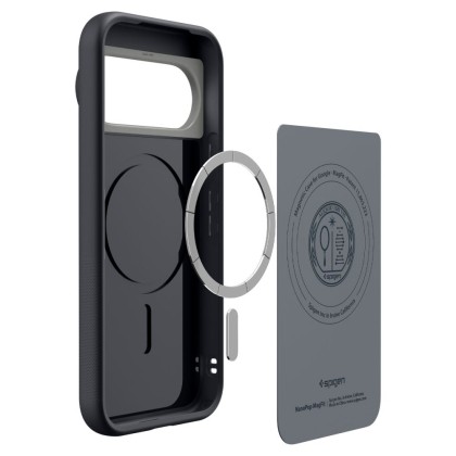 Удароустойчив кейс с MagSafe за Google Pixel 11 Pro XL от Spigen Nano Pop - Black Sesame