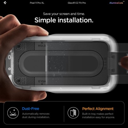 SZKŁO HARTOWANE SPIGEN GLAS.TR EZ FIT PRO AC 2-PACK GOOGLE PIXEL 11 PRO XL CLEAR