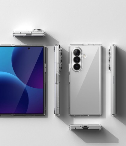 Удароустойчив твърд кейс за Samsung Galaxy Z Fold 8 Ultra от Ringke Fusion - Clear