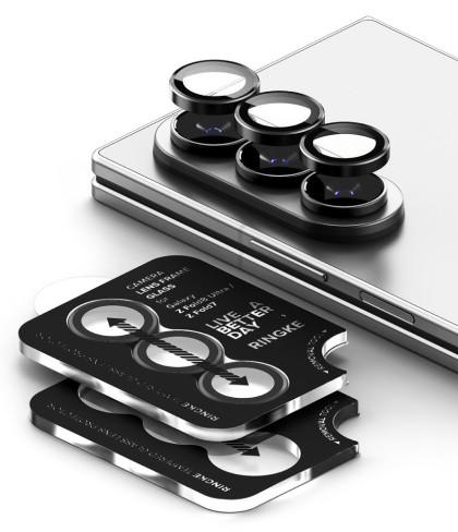 OSŁONA APARATU RINGKE CAMERA FRAME 2-PACK GALAXY Z FOLD 7 / 8 ULTRA BLACK