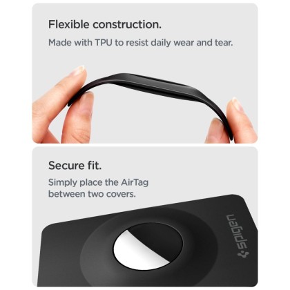 SPIGEN AIRFIT 2 2-PACK APPLE AIRTAG 1 / 2 BLACK