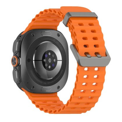 Силиконова каишка за Samsung Galaxy Watch Ultra 1 / 2 / 2024-2026 (47mm) от Tech-Protect IconBand Pro - Orange