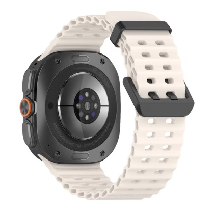 Силиконова каишка за Samsung Galaxy Watch Ultra 1 / 2 / 2024-2026 (47mm) от Tech-Protect IconBand Pro - Starlight