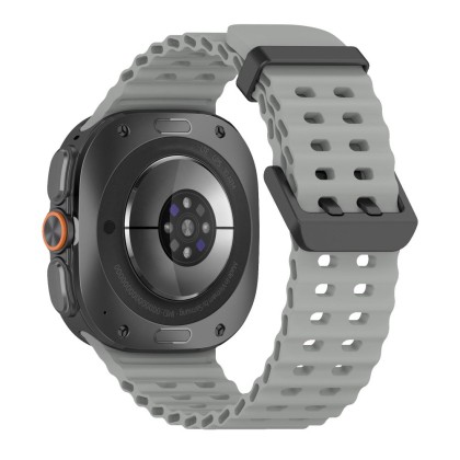 Силиконова каишка за Samsung Galaxy Watch Ultra 1 / 2 / 2024-2026 (47mm) от Tech-Protect IconBand Pro - Crayon Grey