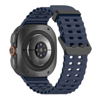 Силиконова каишка за Samsung Galaxy Watch Ultra 1 / 2 / 2024-2026 (47mm) от Tech-Protect IconBand Pro - Navy Blue